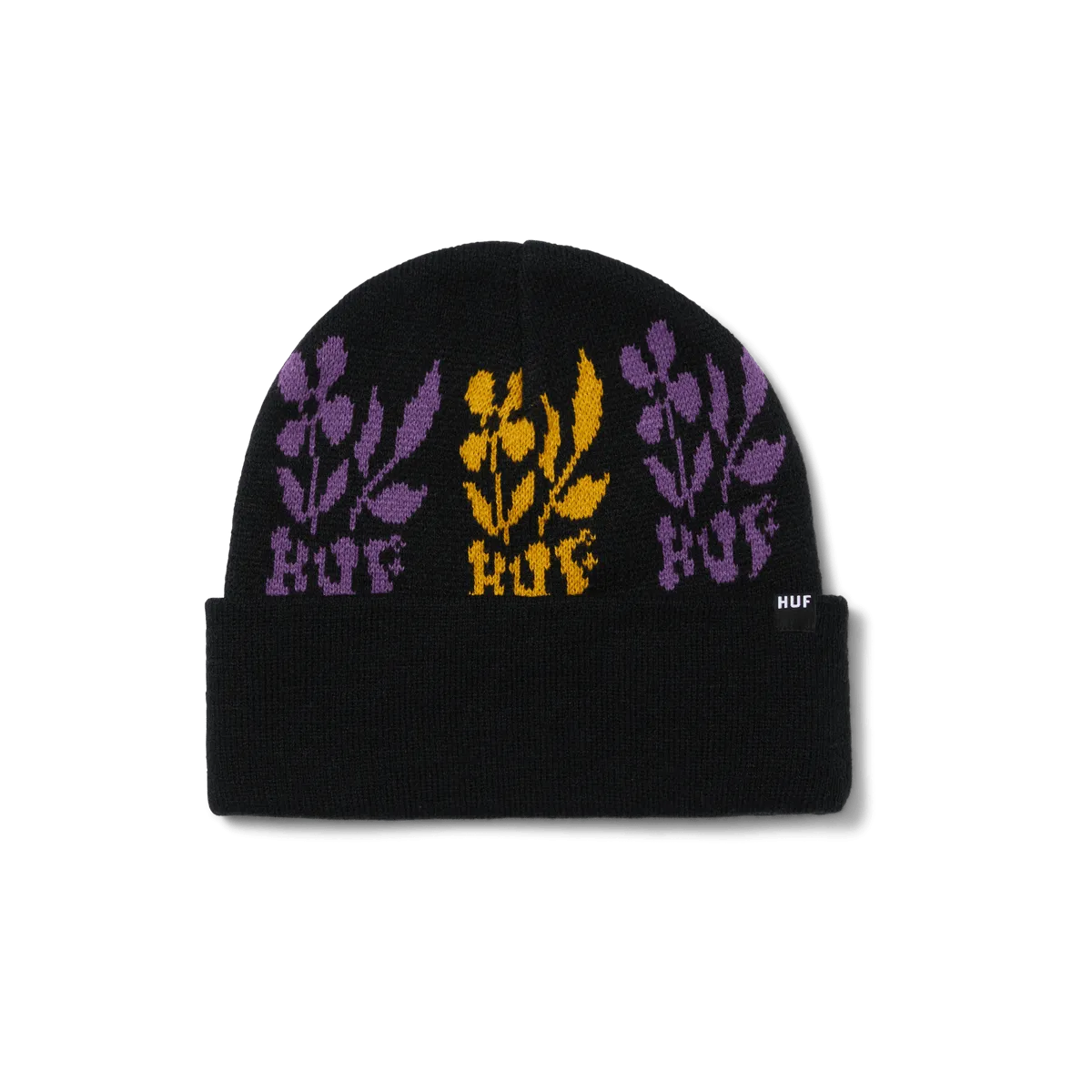 HUF BLOSSOM BEANIE BLACK