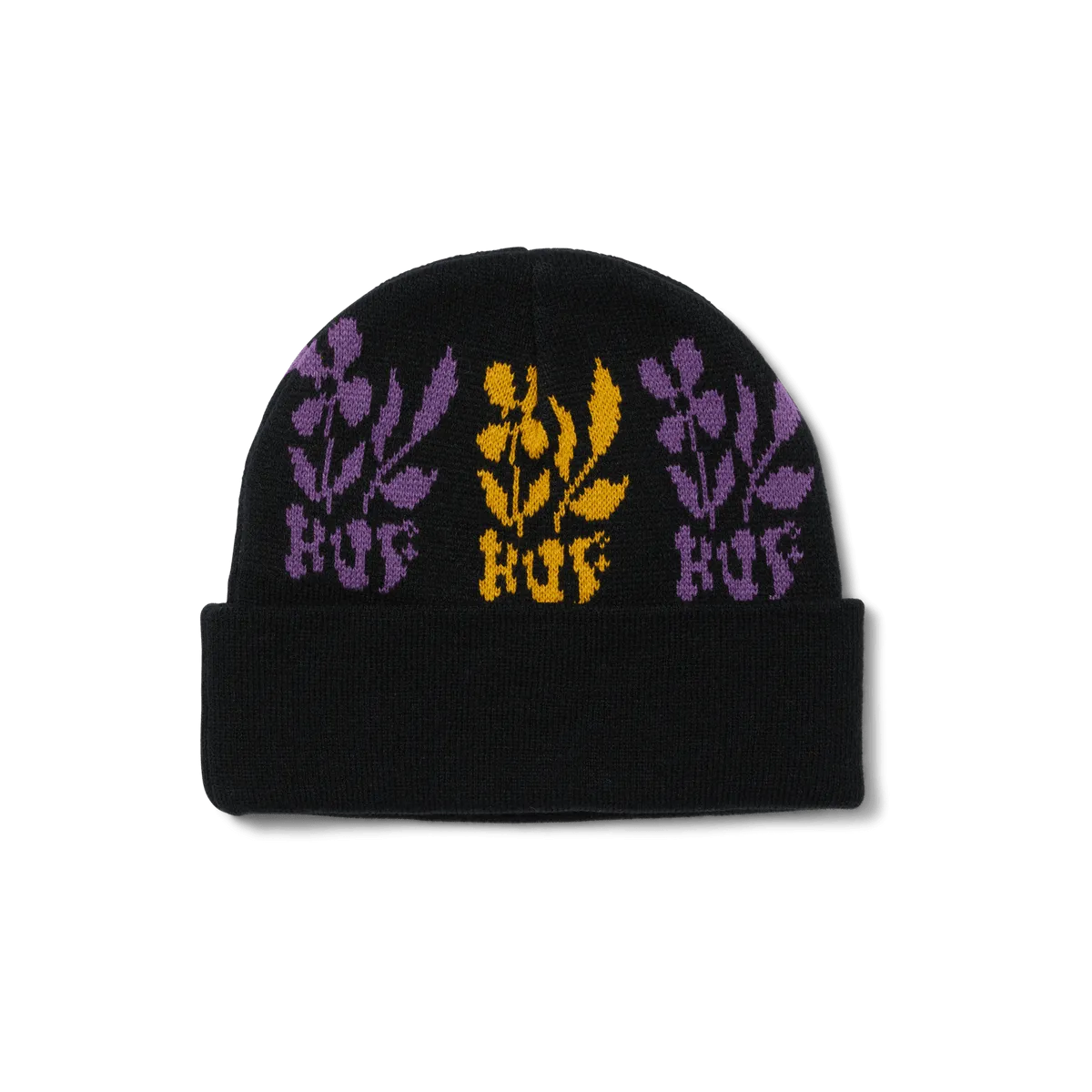 HUF BLOSSOM BEANIE BLACK