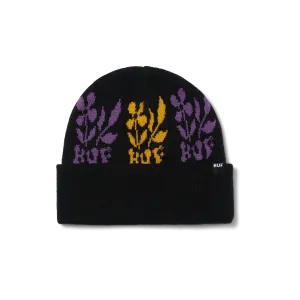 HUF BLOSSOM BEANIE BLACK