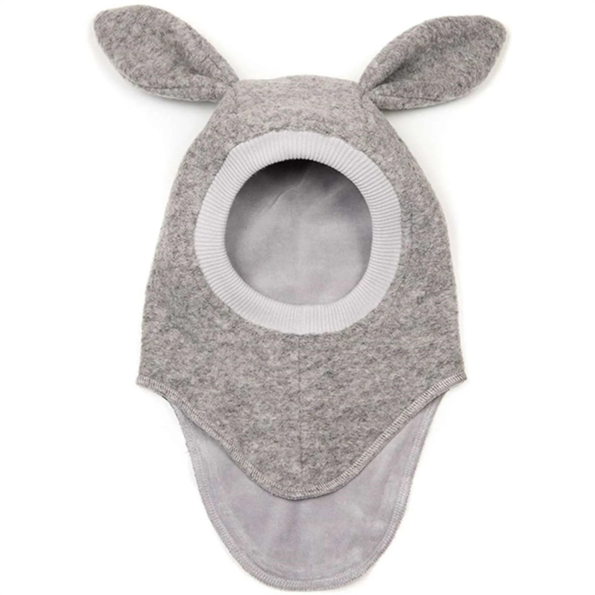 Huttelihut Wool Bunny Balaclava Light Grey