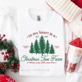 In My Heart Is A Christmas Tree Farm Sweatshirt