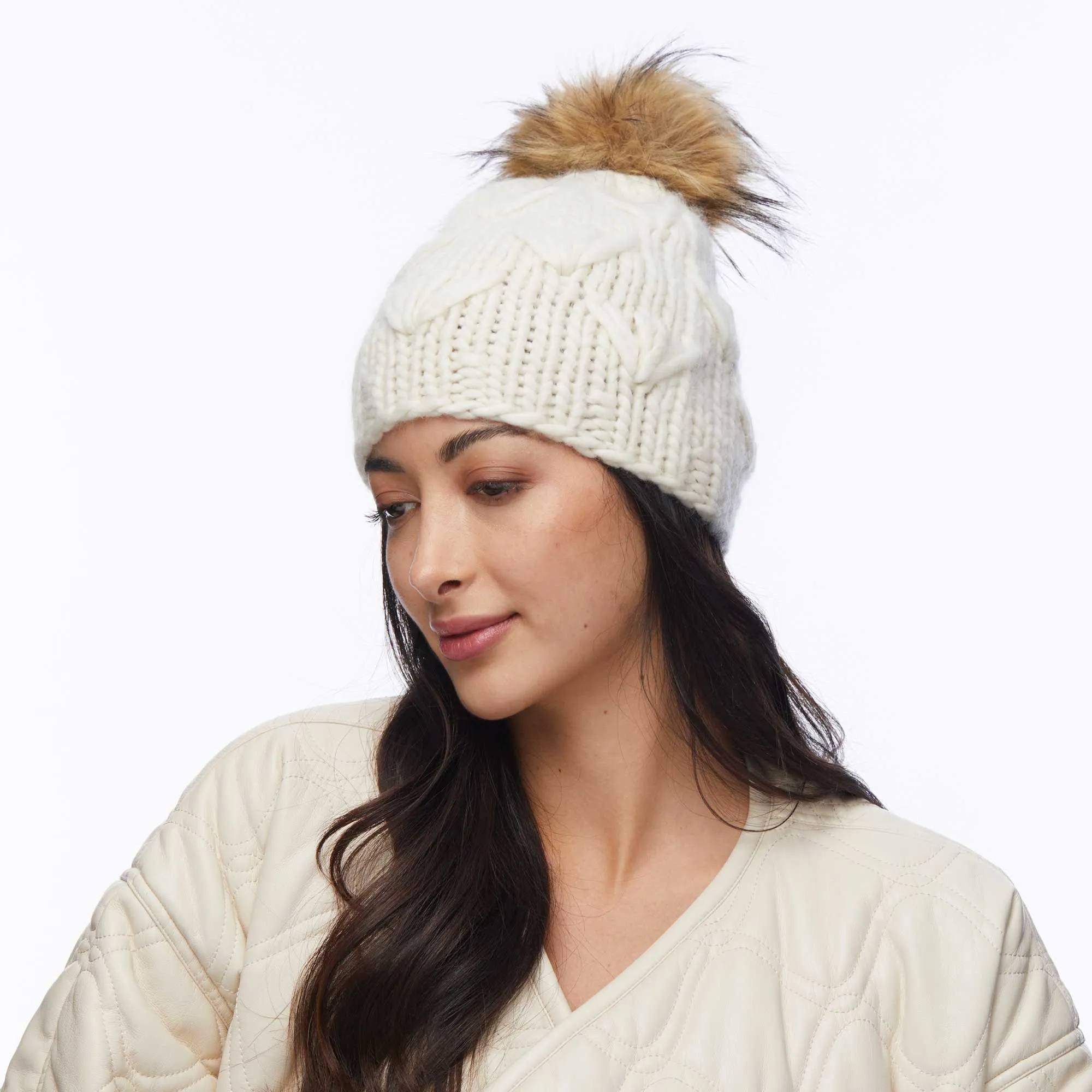 IVORY MOTLEY BEANIE