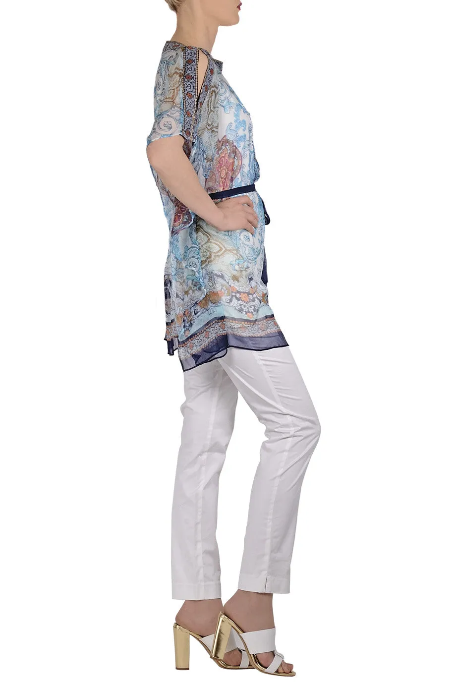 JESSAMINE Paisley Sequin Tunic