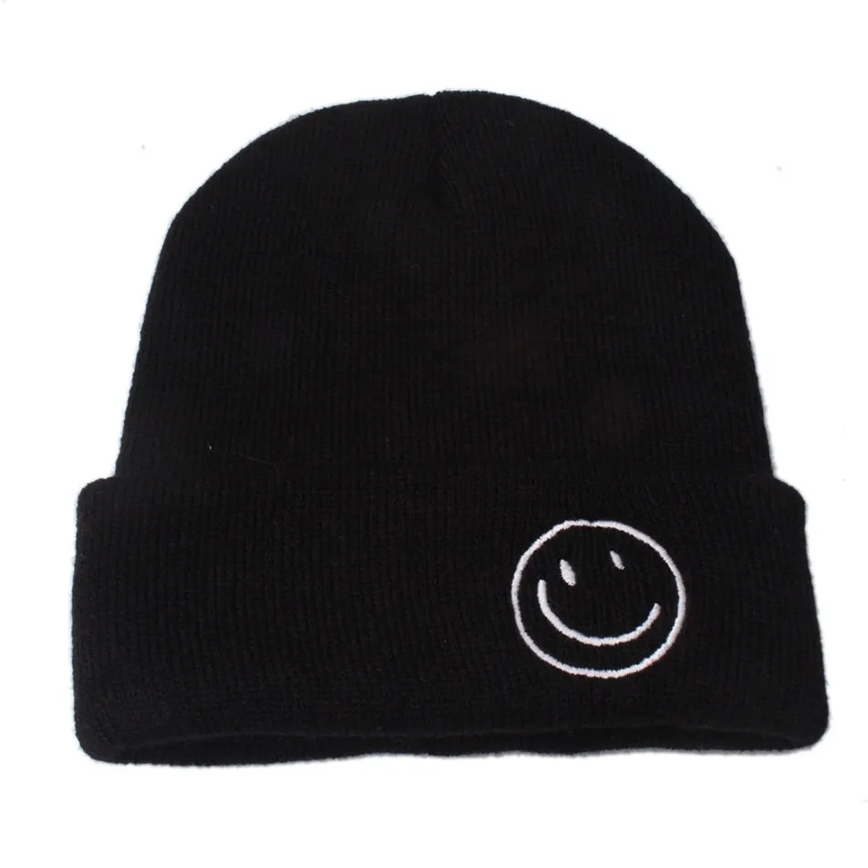 kids happy beanie - various colors