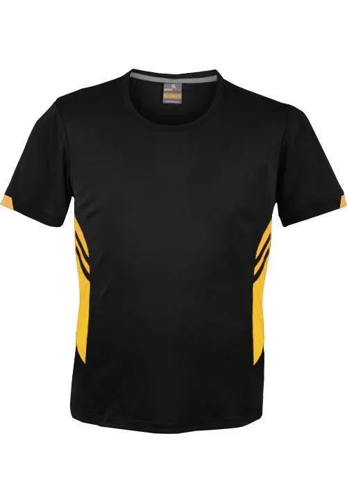 Kids Tasman Tee Black/Gold