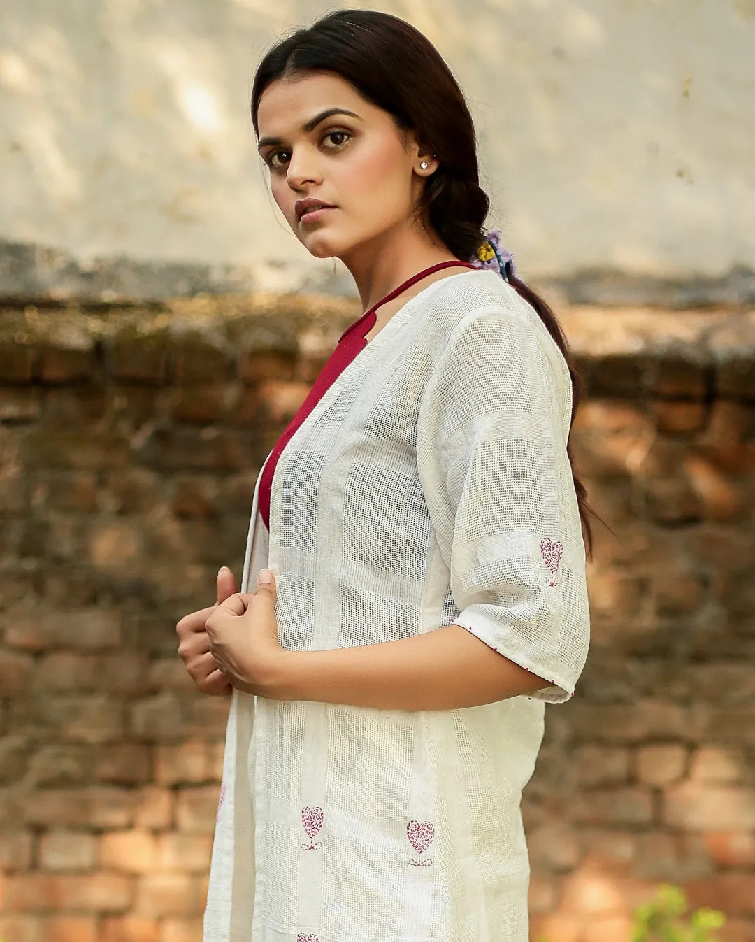 Kora Embroidered shrug