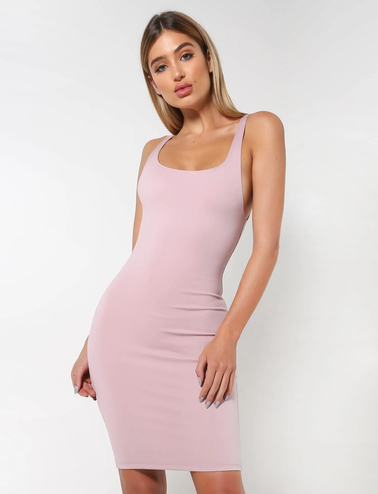 Ky Ky Mini Dress - Blush