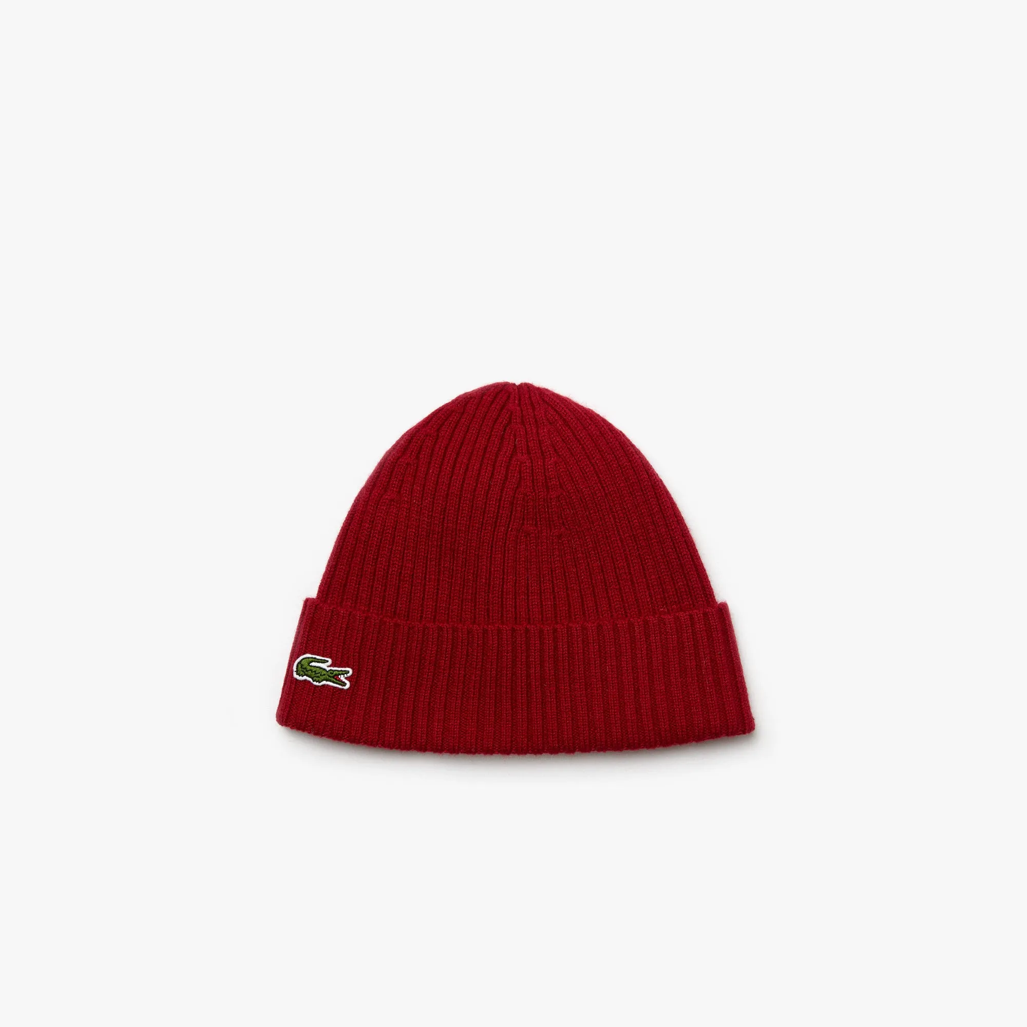 Lacoste Men's Ribbed Wool Beanie