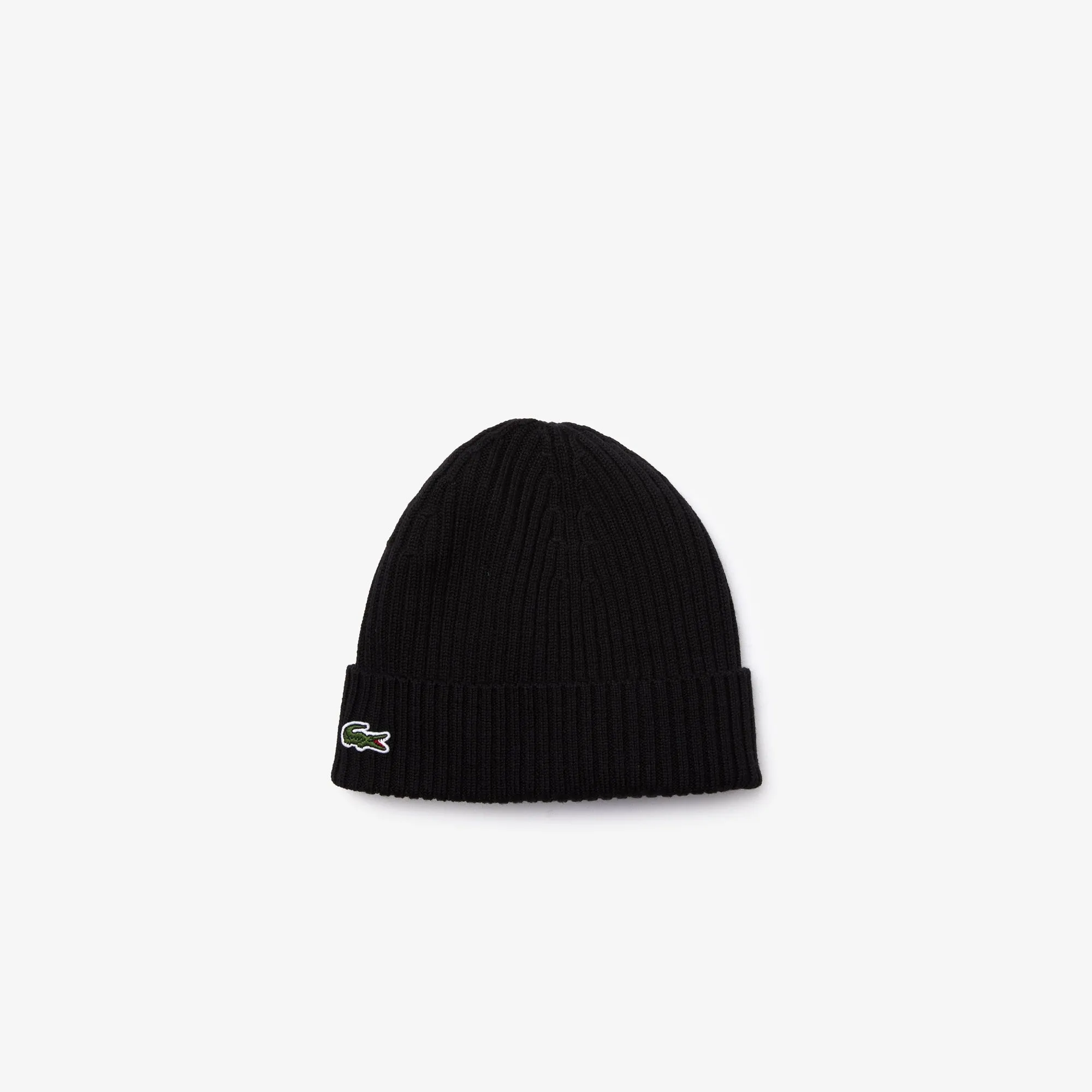 Lacoste Men's Ribbed Wool Beanie