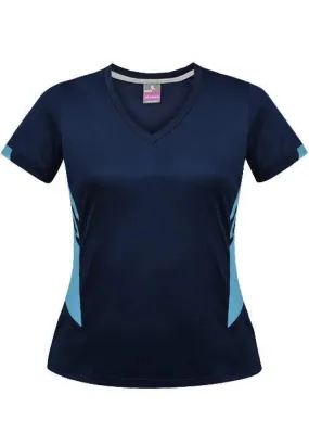 Ladies Tasman Tee Navy/Sky