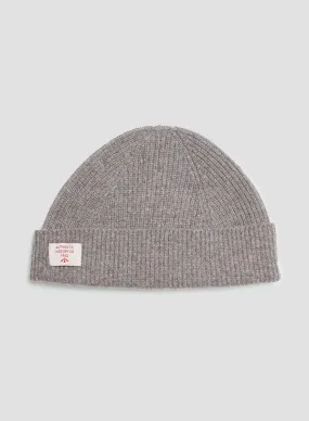 Lambswool Beanie in Vole Grey