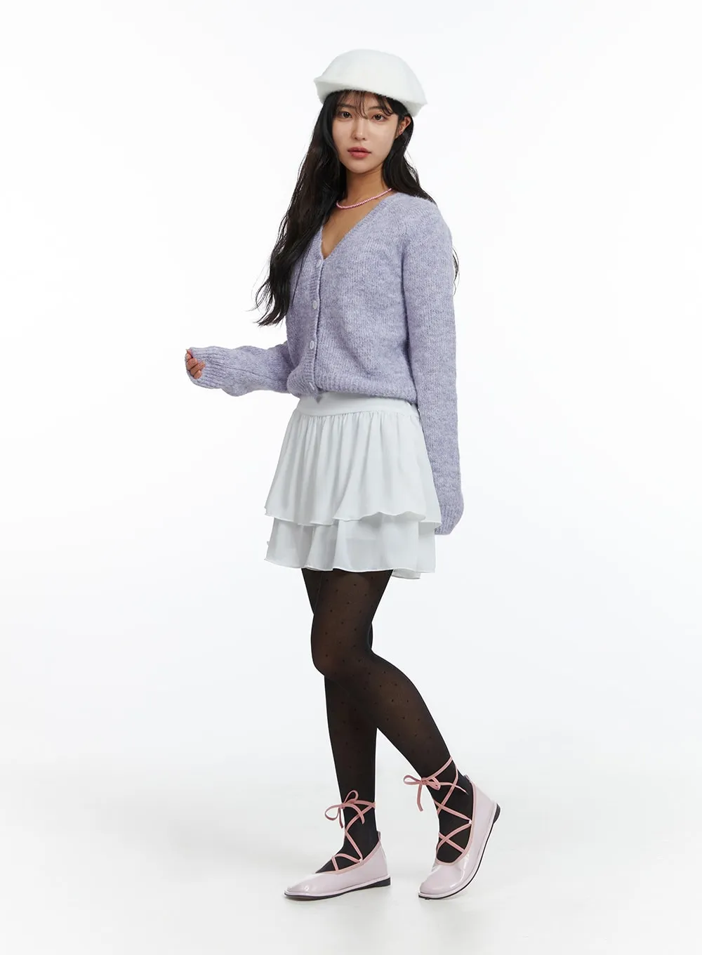 Layered Mini Skirt OJ424