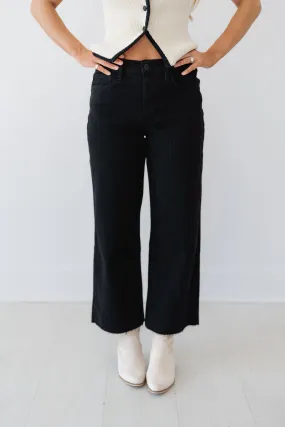 Liam High Rise Crop Wide Leg Jeans