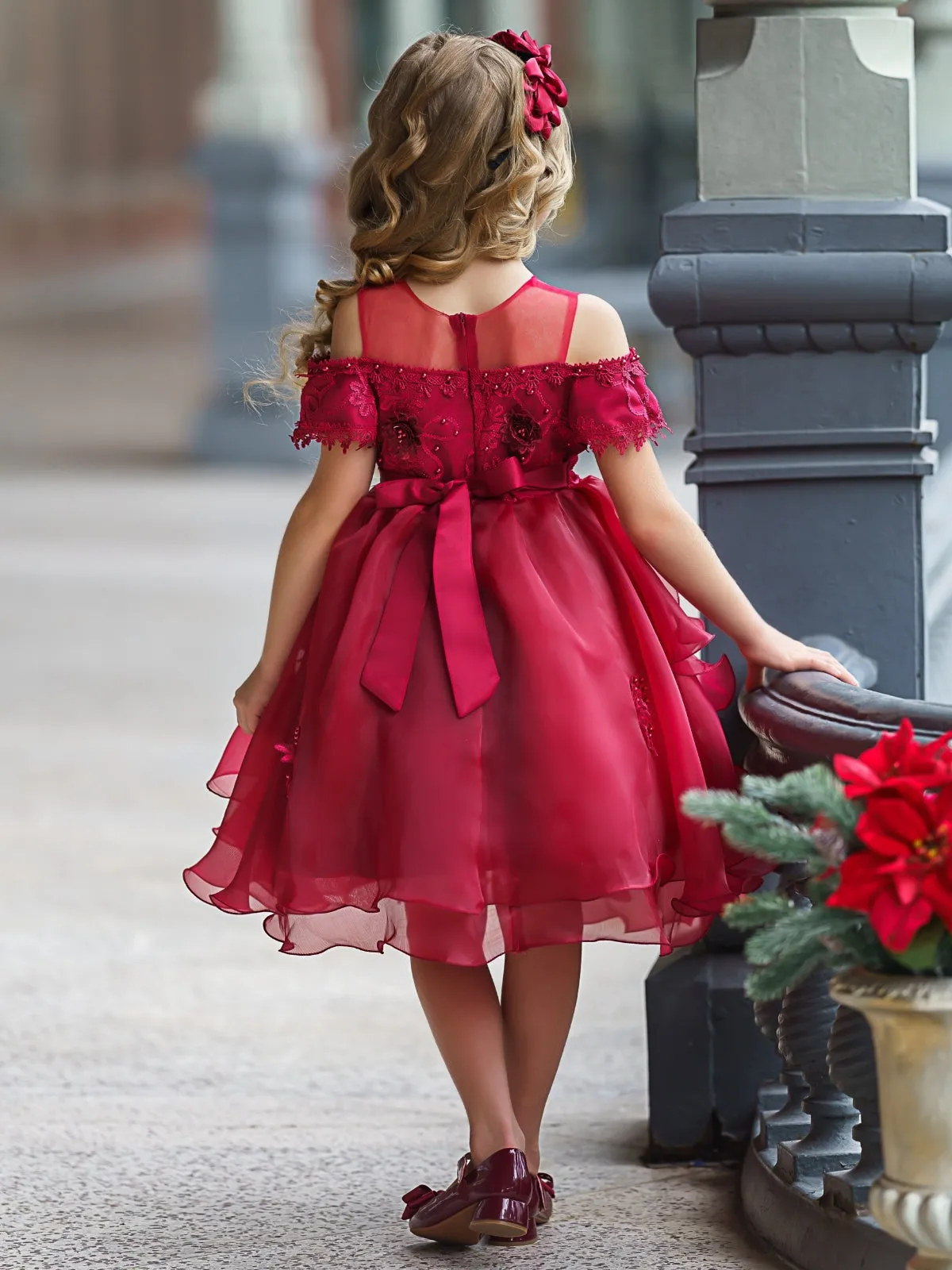 Little Princess Layered Tulle Holiday Dress