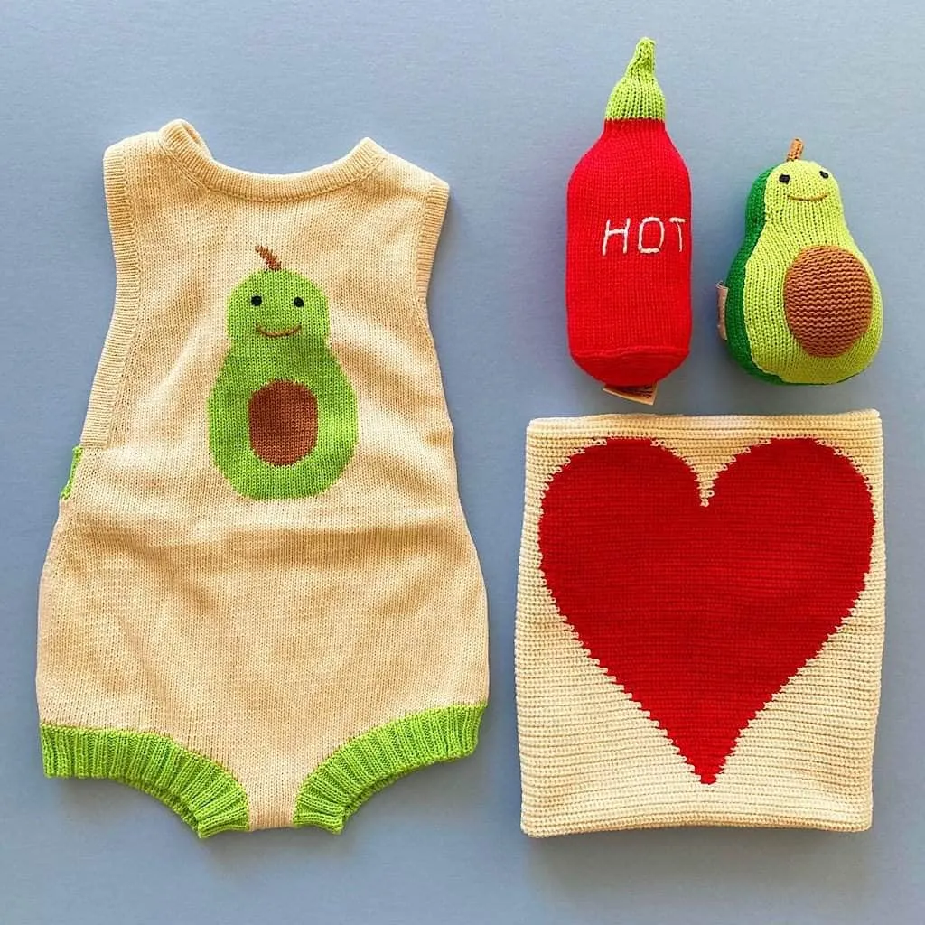 Luxury Baby Gift Set - Spicy Baby Foodie Knits