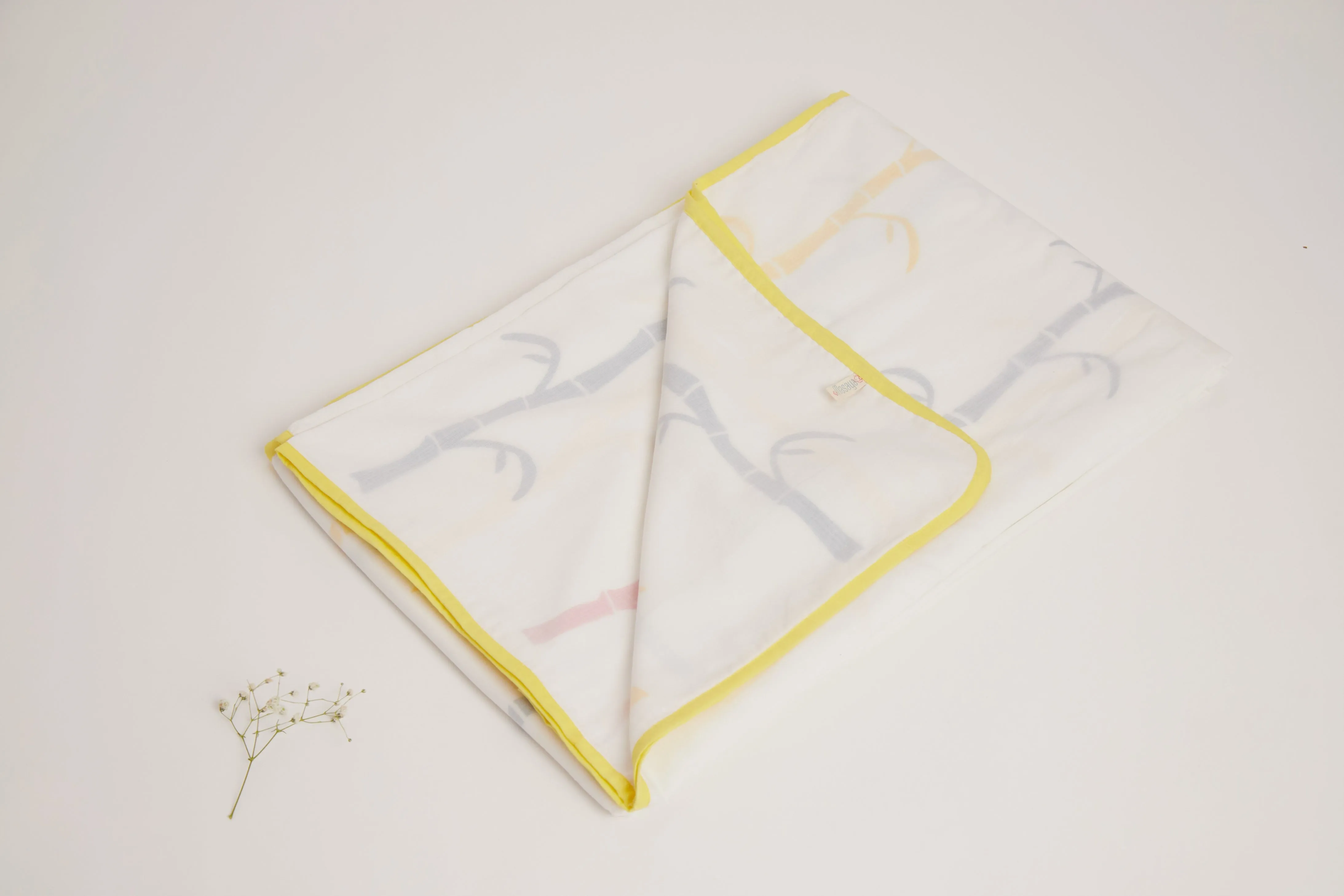 Masaya Single Dohar Blanket- K for Koala- Yellow