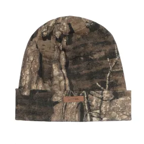 Men’s 100% Merino Wool 2-Ply Cuff Cap in Realtree Timber Camo