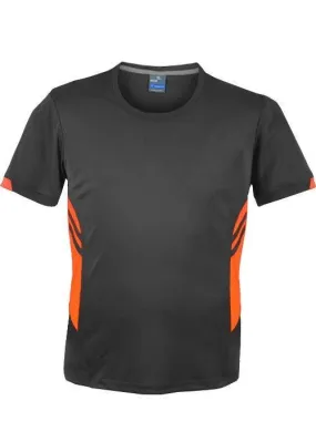 Mens Tasman Tee Slate/Neon Orange