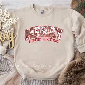 Merry Country Christmas Sweatshirt