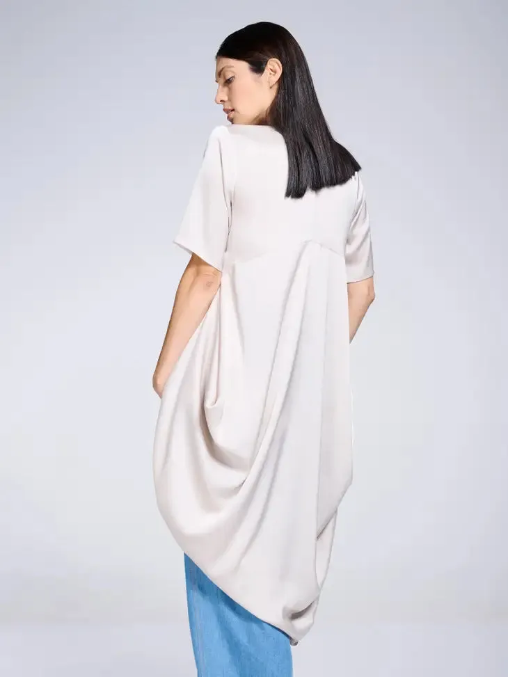 Metamorphoza Silky Midi Tunic Dress