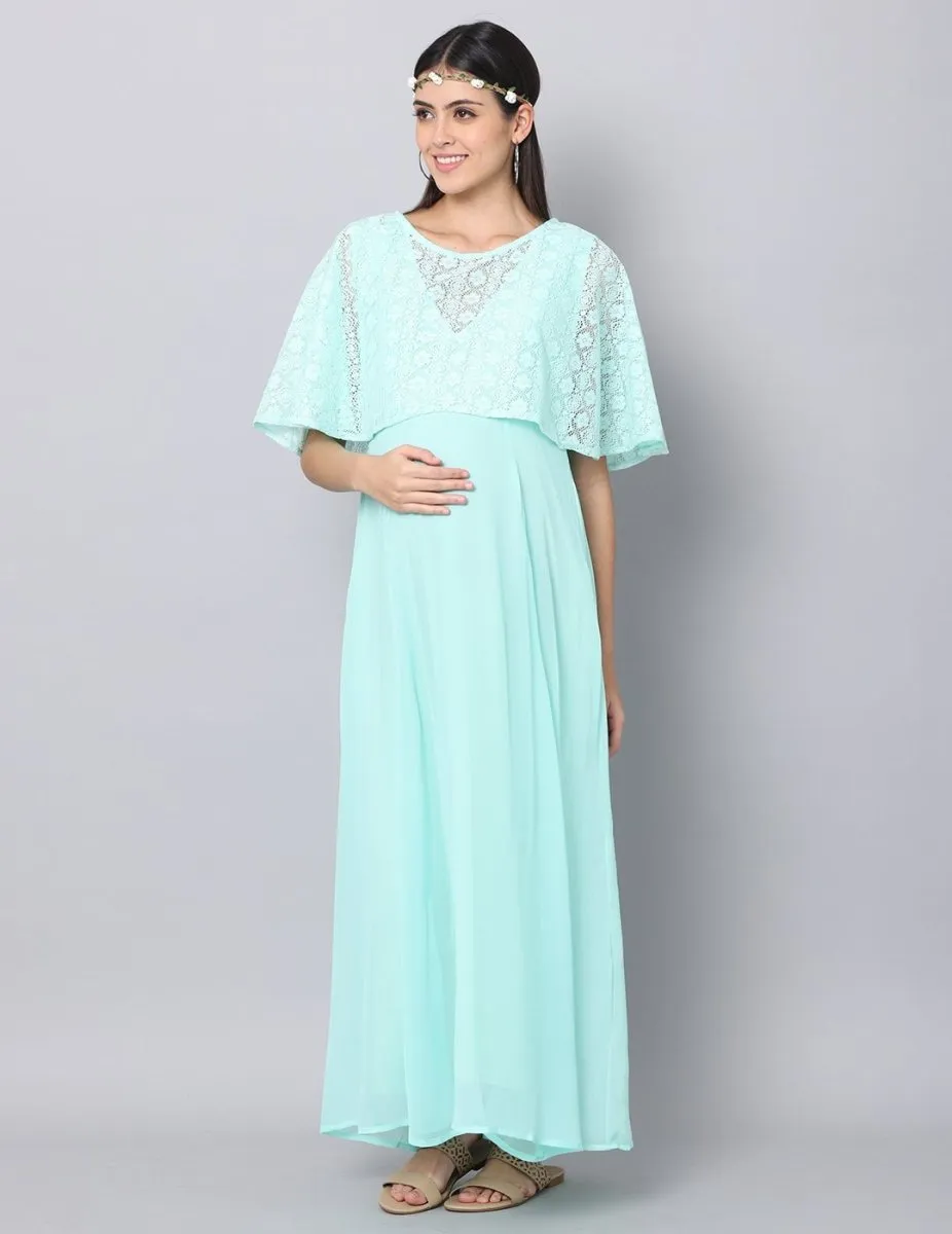 Misty Miss Jade Maternity Gown With Nursing