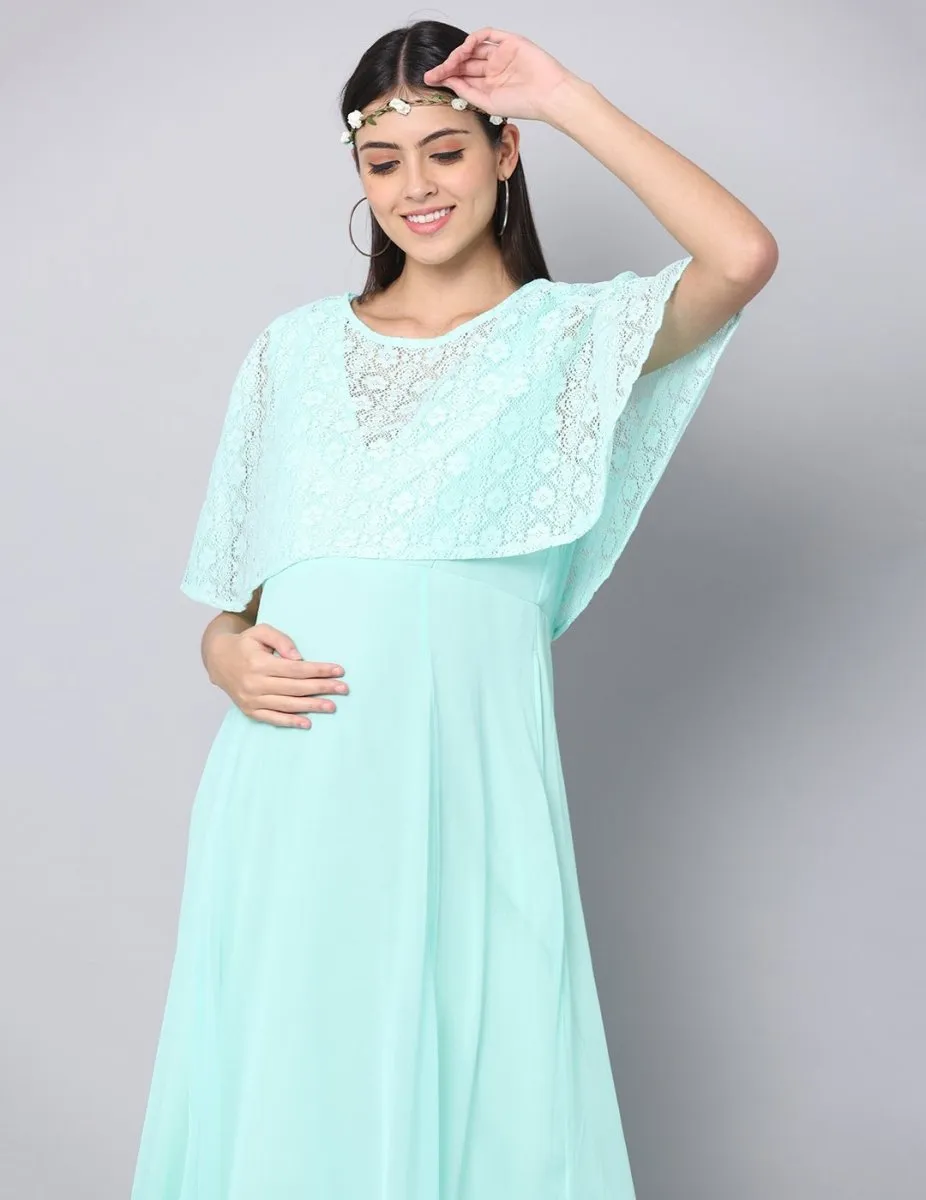 Misty Miss Jade Maternity Gown With Nursing