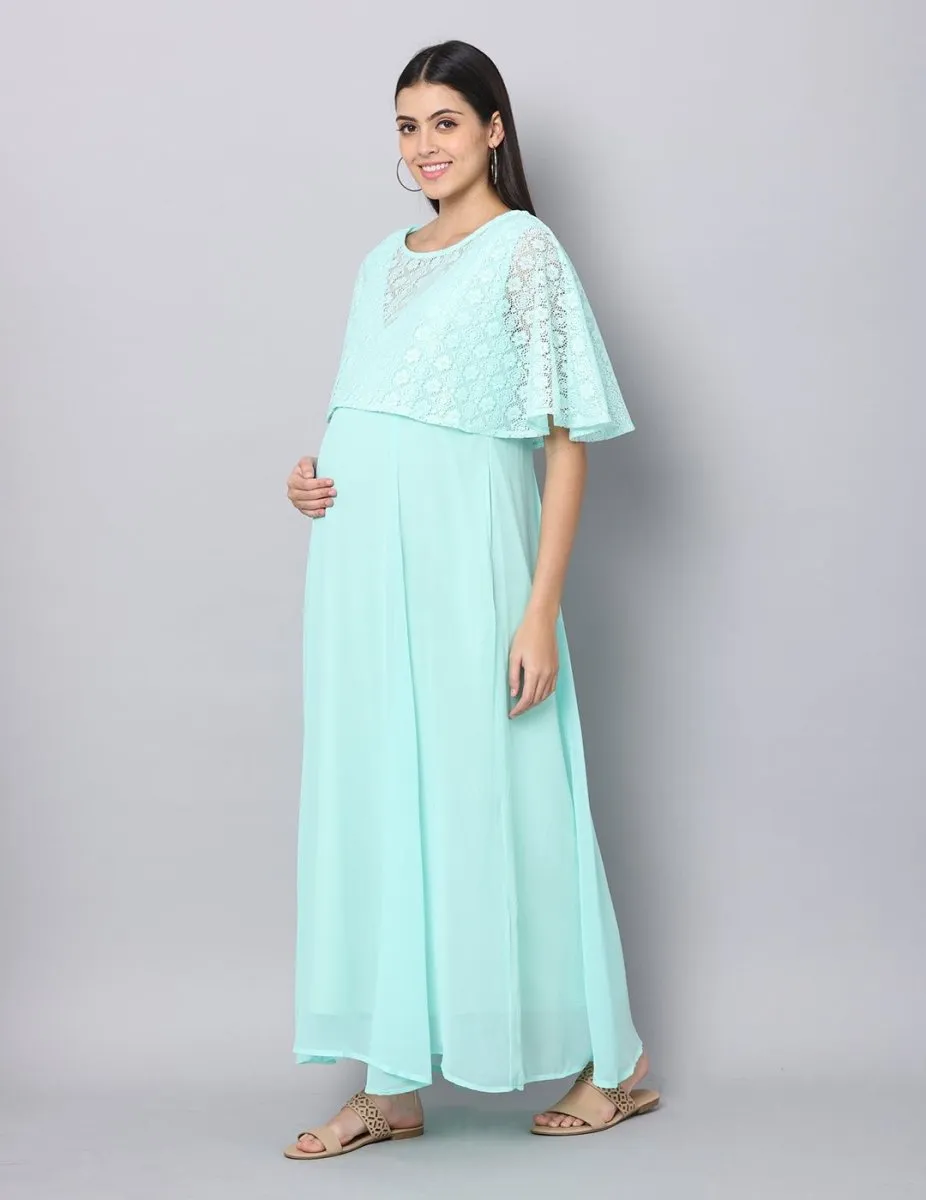 Misty Miss Jade Maternity Gown With Nursing