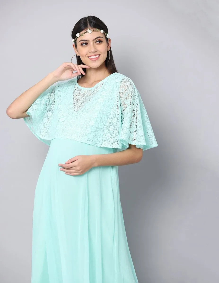 Misty Miss Jade Maternity Gown With Nursing