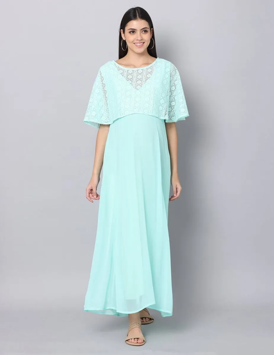 Misty Miss Jade Maternity Gown With Nursing