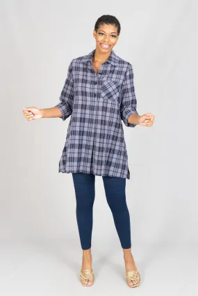 Moonlight 2234 Check Tunic Top