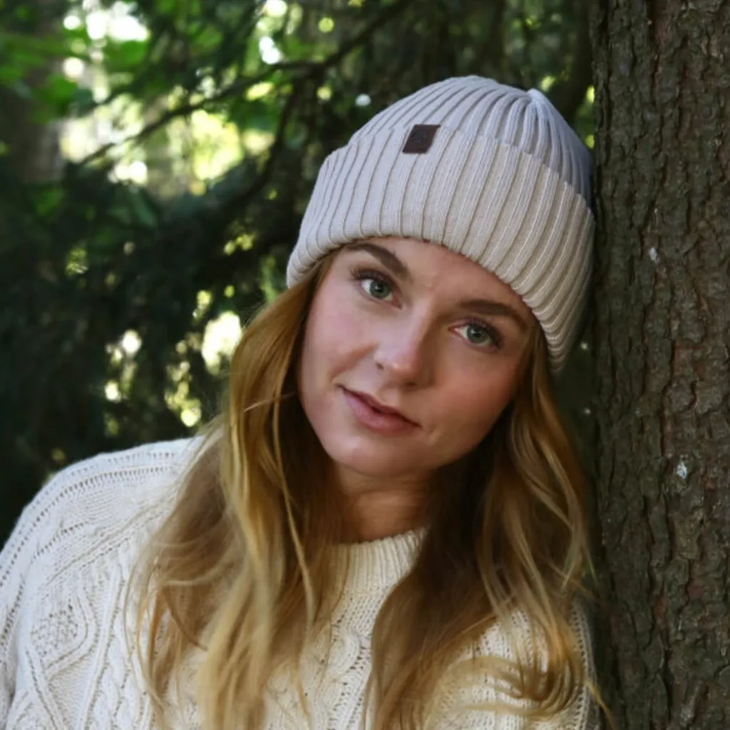 Natur Recycled Merino Wool Beanie