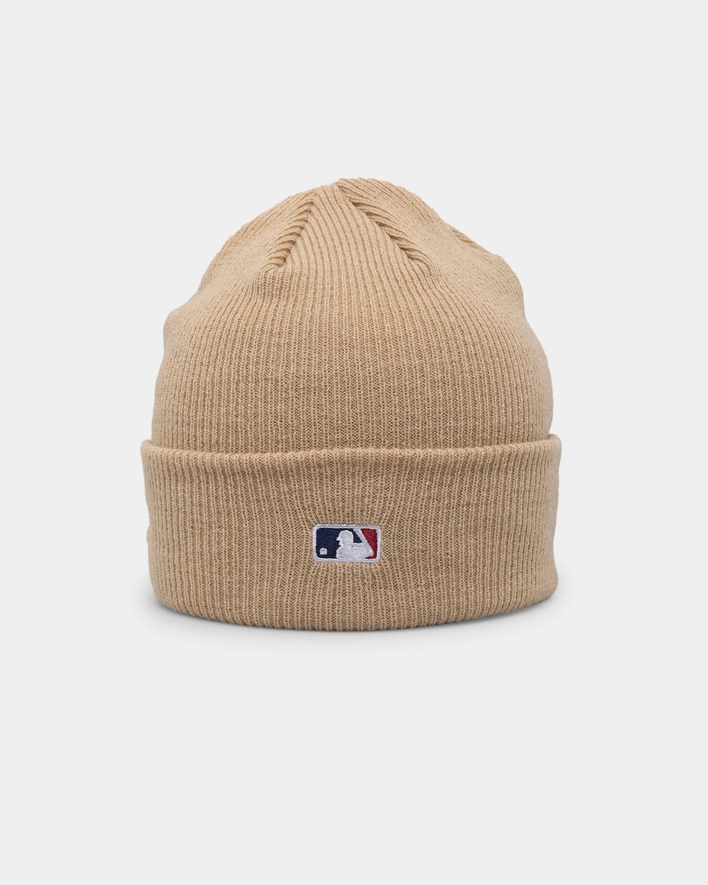 New Era New York Yankees Q223 Seasonal Knitted Beanie Light Beige