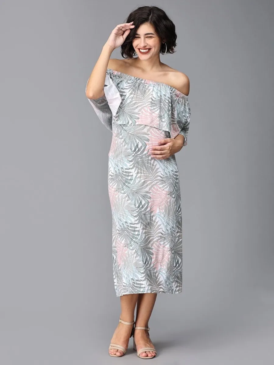 Oasis Tropical Maternity and Nursing Dress