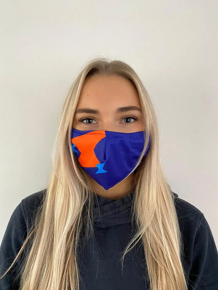 Orange & Blue Face Covering (INT)