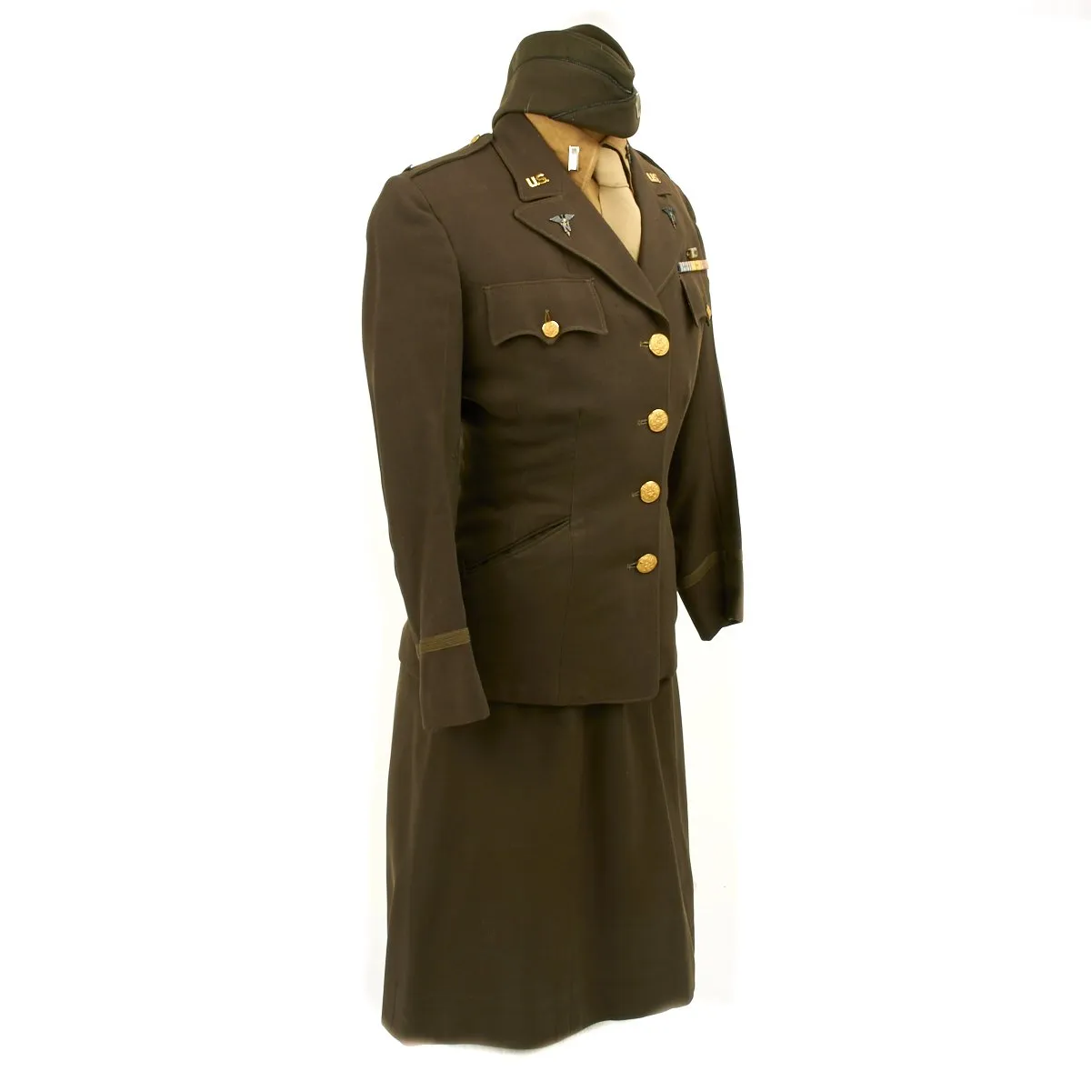 Original U.S. WWII Lieutenant US Army Medical Corps Combat Nurse Named Grouping