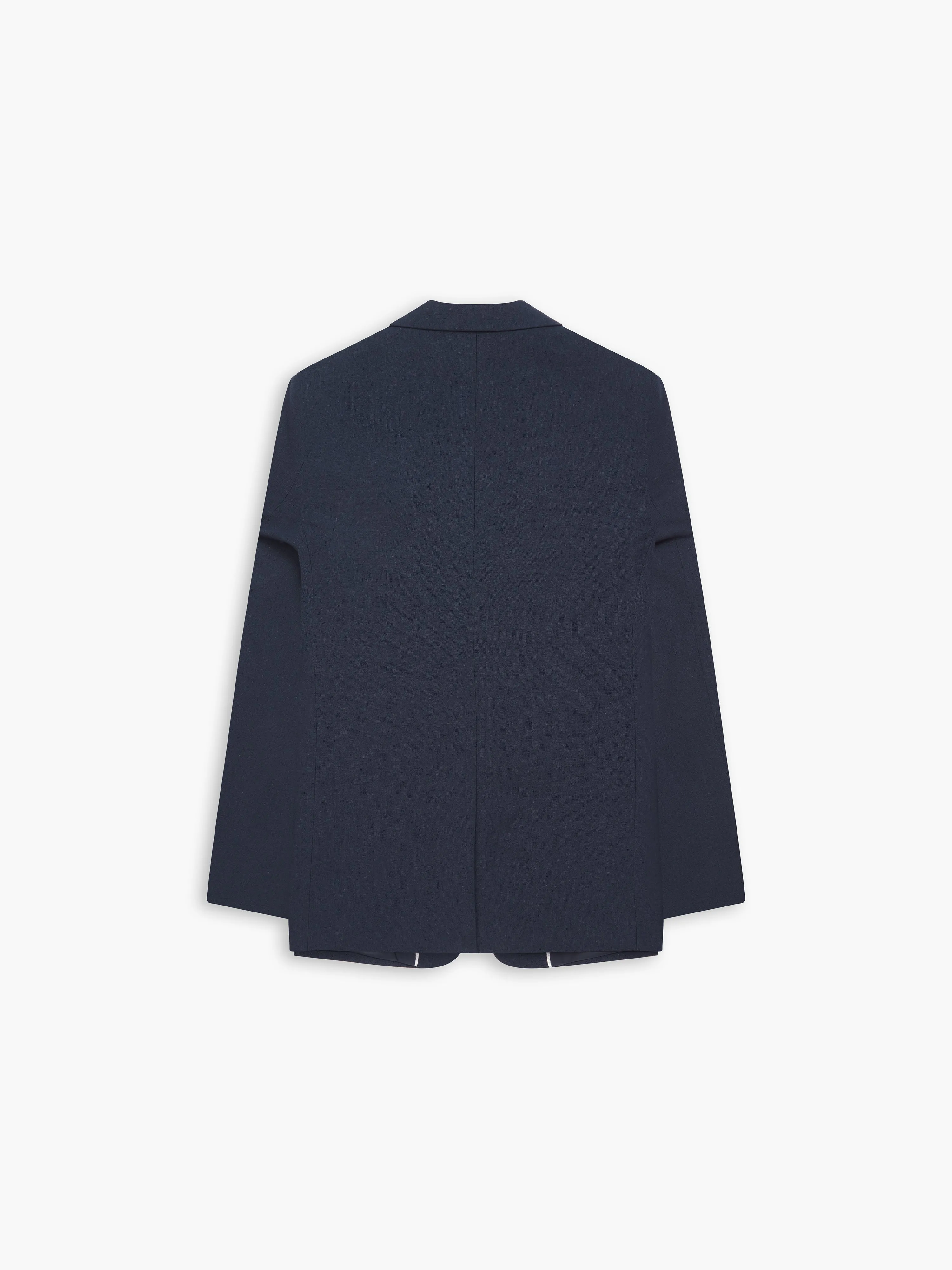 Piccadilly Linen Slim Navy Suit Jacket