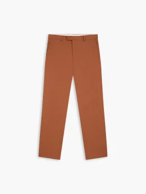 Piccadilly Linen Slim Rust Suit Trouser