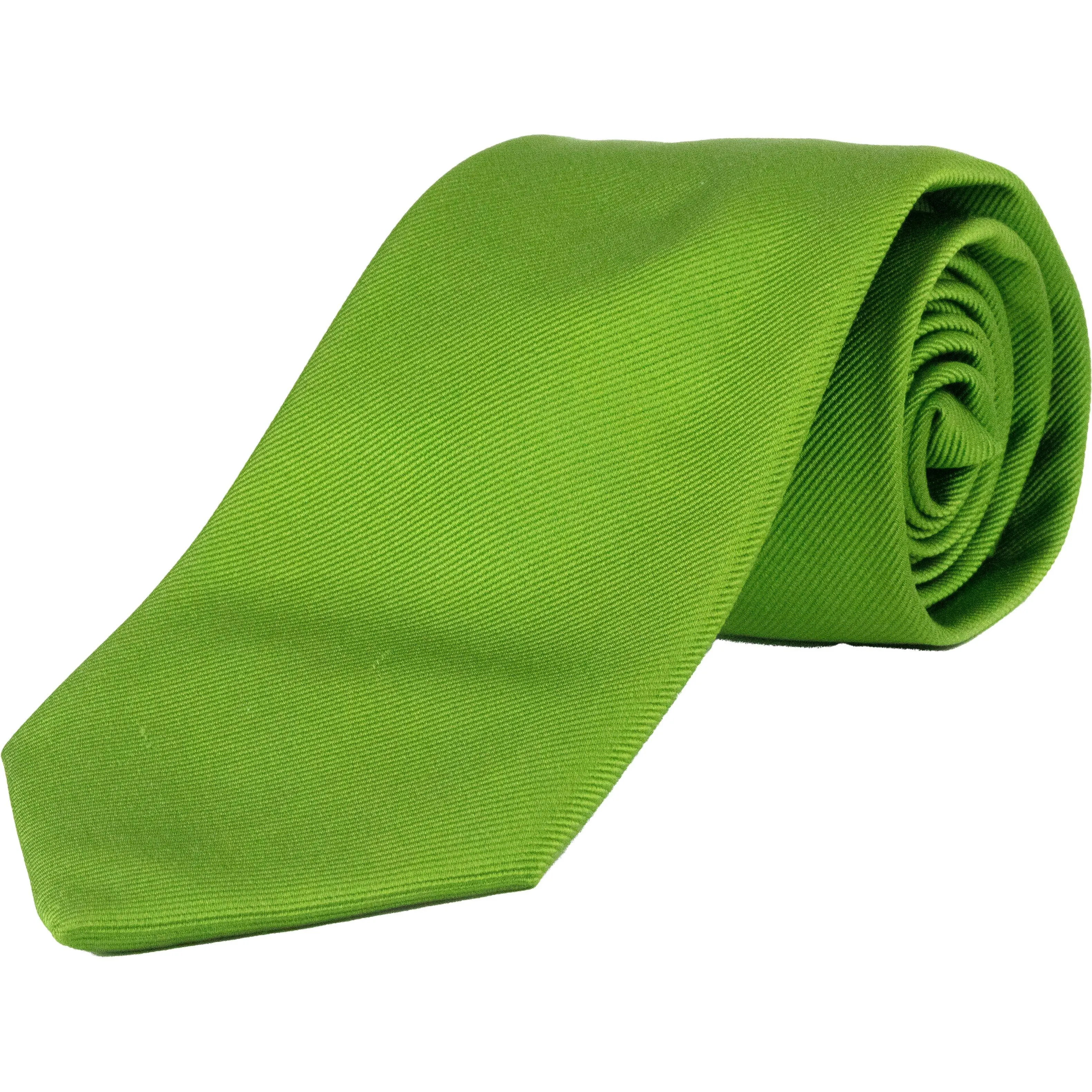 Plain Ribbed Silk Tie