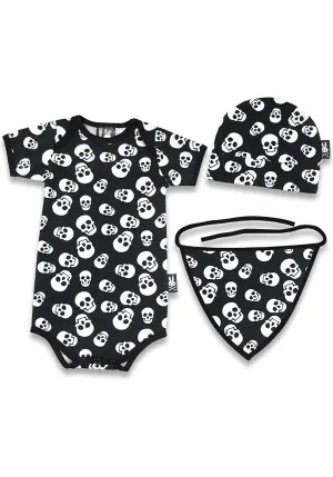 Polka Skulls | ROMPER SET