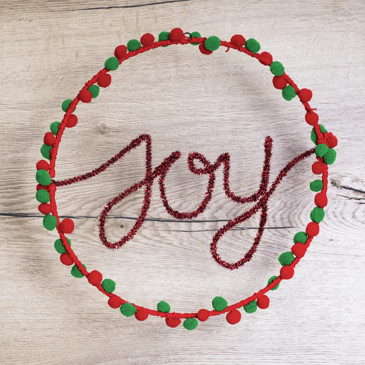 Pom Pom Trim - Christmas Red/Green