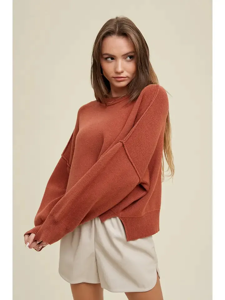 Relaxed Crop Sweater