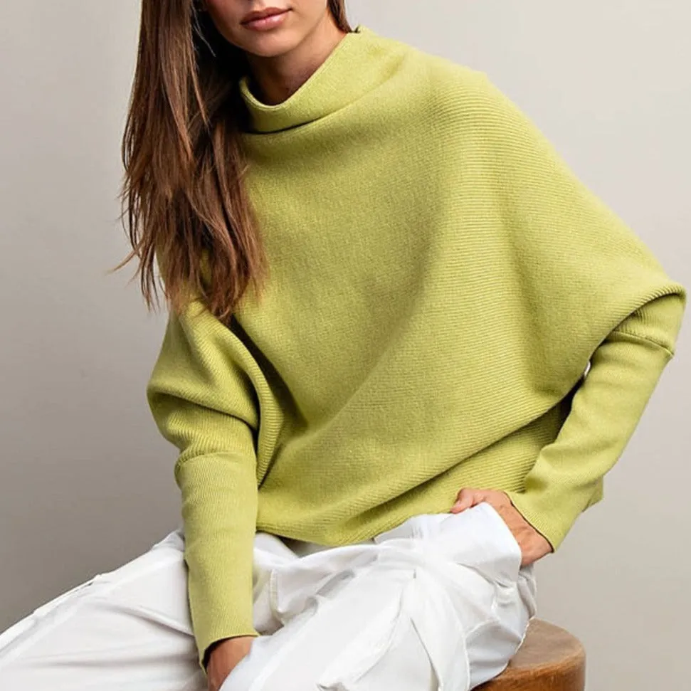 Rockin Around Oversized Turtleneck Sweater