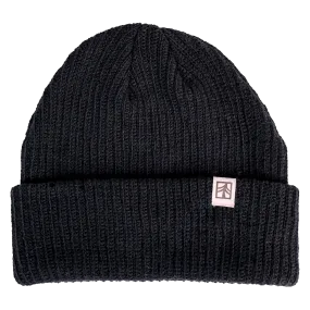 Rustek 100% Organic Cotton Beanie | Black