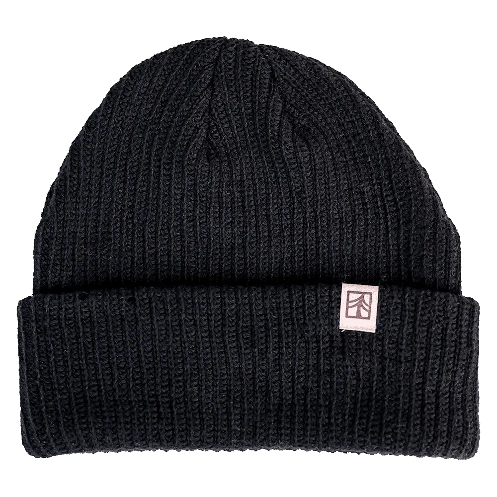 Rustek 100% Organic Cotton Beanie | Black