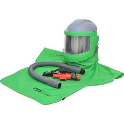 Sandblasting Helmet Nova 3 with Hot Tube made by RPB in the USA.