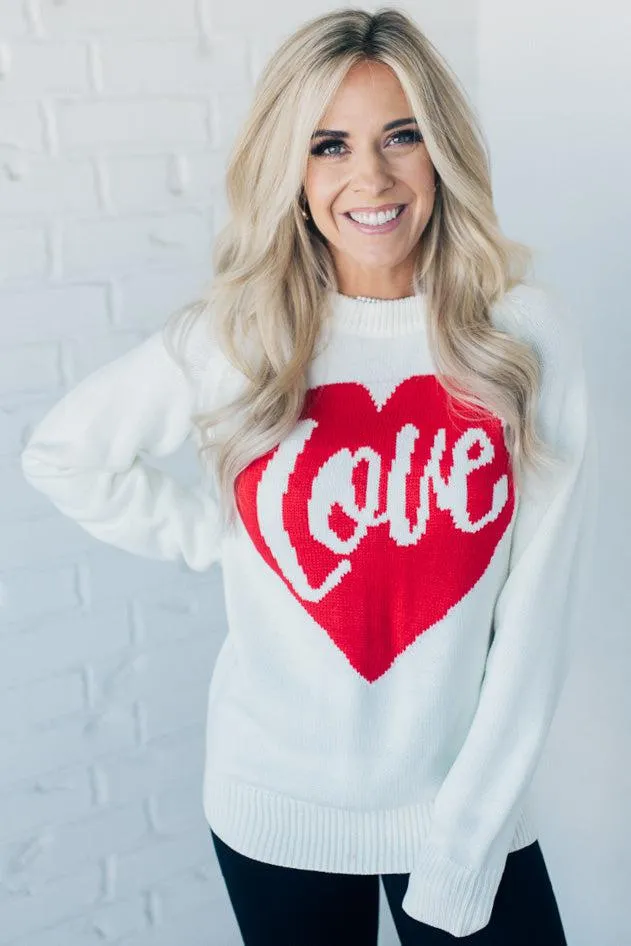 Scripted Love Long Sweater