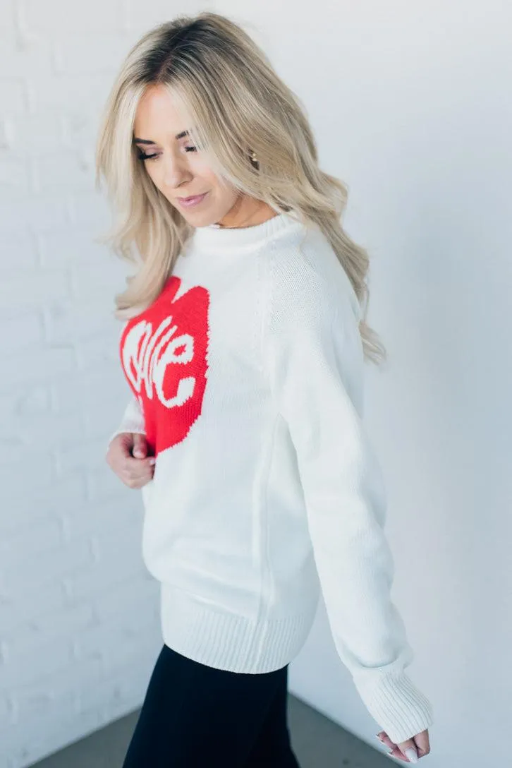 Scripted Love Long Sweater