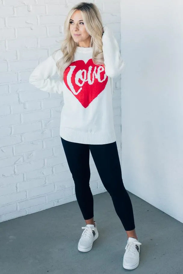 Scripted Love Long Sweater