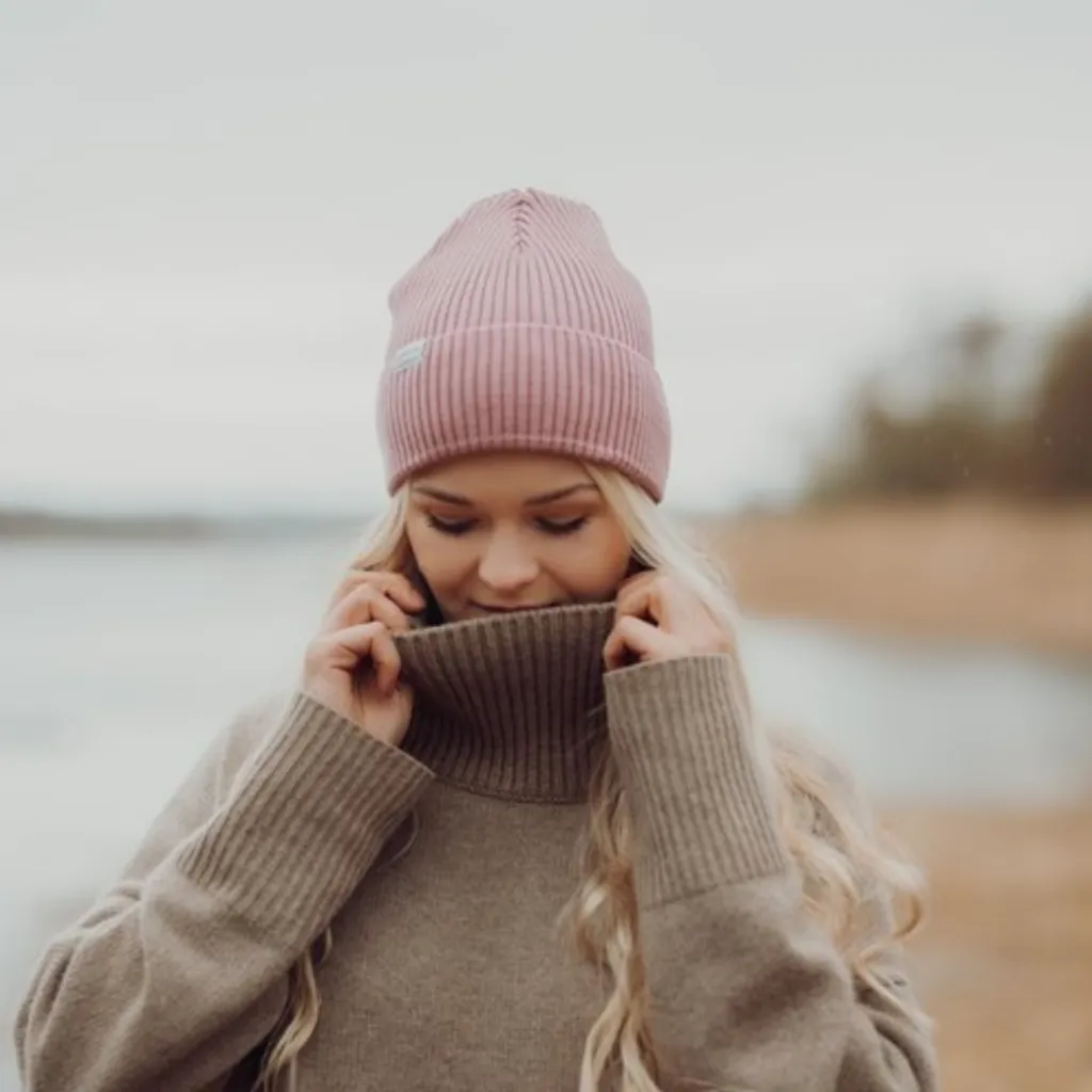 Skogen Merino Wool Lyocell Beanie