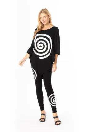 Spiral V Point Tunic Set